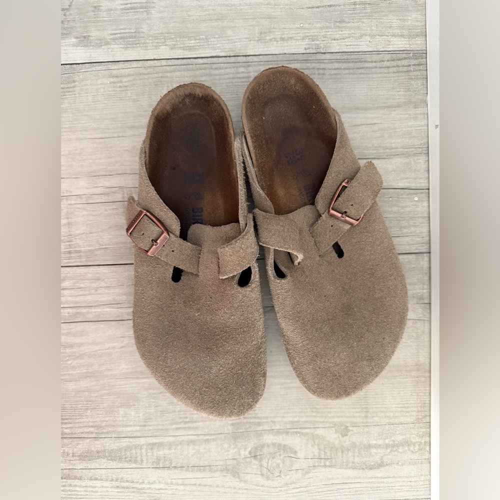 Birkenstock Boston Clogs - Taupe